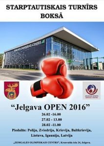 Bokss “Jelgava open 2016”